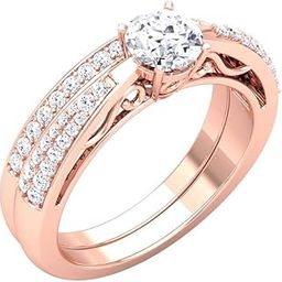 14k (585) Rose Gold Ring for Women-image-62