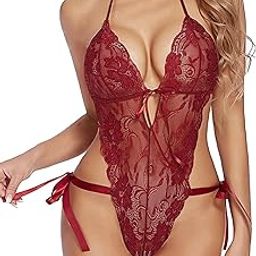 Women's Lace Floral Midi Babydoll (Free Size)-image-6