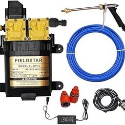 Fieldstar Solar Panel Cleaning Washing Kit | 12v High-Pressure Pump For Professional Cleaning-24