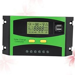 YARNOW Renewable Energy Usb Port Solar Regulator Solar Panel Controller 24v Solar Charge Controller Generator Accessory Solar Regulator Charge Controller 30a Regeneration Charge Regulator-22