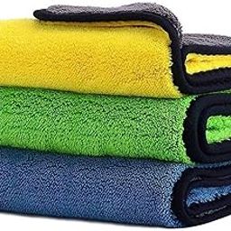 Sheen Microfiber Cleaning Cloth 800 GSM (Set of 3) Multicolor-image-65