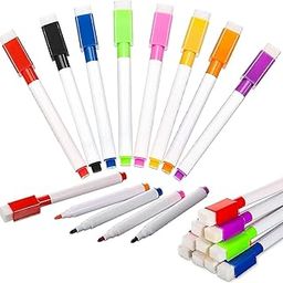 53ARTS Magnetic Erasable Whiteboard Pen, Rainbow Colors, Marker Pen for Office School 10 Count-picture-18