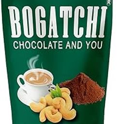 BOGATCHI Luxurious Hot Chocolate Drinking Powder with Cashew |Drinking Chocolate | Tasty | Vegan |Gluten Free| Dark Drinking Chocolate |Cocoa Powder | 200g-image-18