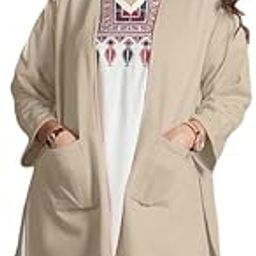 Longline Shrug for Women | XS to 8XL | Plus Size Woolen Shrug-image-59
