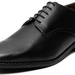Men's Italian Leather Shoes Handmade Formal Lace Up Derbies for Men (RXPL)-image-5