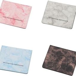 LICHTS®4 Pieces Vaccination Card Protector Slim Leather Wallet for Documents |Clothing Shoes & Accessories | Womens Accessories | ID & Document Holders|4 Pieces Card Holder Wallets-image-40