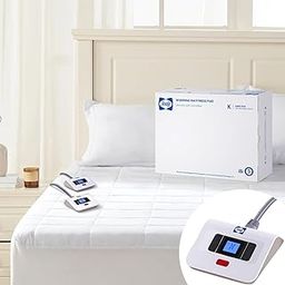 Sealy - King Size Electric Mattress, 10 Heating Settings, Bed Warmer with Dual Controller and 1-12 Hours Auto Shut-Off, Fit for up to 17", Machine Washable, 78" x 80"-image-60