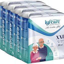 Adult Diapers XXL Size - 40 Units (Pack of 4) | Unisex Diapers Pants Style | Waist (114-155 cm) | Wetness Indicator, Super Absorb, 360° Protection & 0% Leakage | For Men & Women_Regular-image-53
