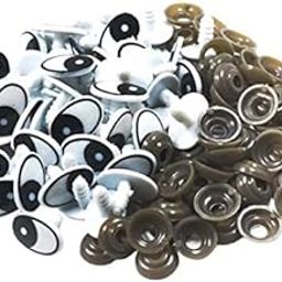 MERISHOPP®3x60 Pieces PVCSafety Eyes with Gaskets for Toys Bear Doll Making Craft|Crafts | Multi-Purpose Craft Supplies | Other Multi-Purpose Crafting|60 Pieces PVCsafety Eyes with washers-image-12