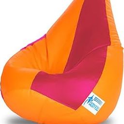 caddyFull XXL Bean Bag Without Beans (Yellow and Pink)-picture-27