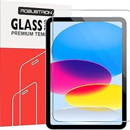Robustrion Tempered Glass for iPad 11th Generation (A16) / iPad 10th Generation Screen Protector Guard for iPad 11th Gen 11 inch / 10th Gen 10.9"-18