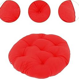 UJEAVETTE Hanging Egg Chair Cushion Decor Rocking Chair Cushion for Sofa Patio Balcony Red-image-71