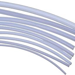 soft tubing PTFE Tube PTFE Capillary Wall 150V Thickness 0.15mm 0.2mm 0.3mm L Type Translucent industrial rubber (Size : 20 Meters, Color : 24L(0.56x0.86mm))-image-10