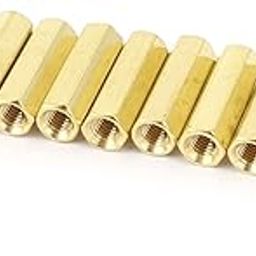 10pcs M3 Female Thread Insulated Brass Standoff Hexagonal Spacer 15mm-image-21