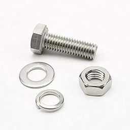 SYLIX ® 10MM Hex Head Stainless Steel bolt With Nut & Flat Washer 25MM (10 pcs)-14