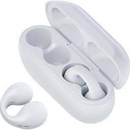 The Style Sutra Open Ear Headphone Bluetooth5.3 Ergonomic Earbuds for Office Walking Cycling White-17