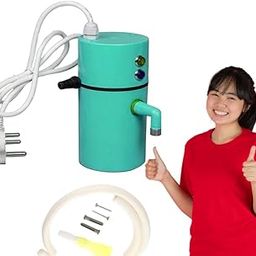 Drumstone 𝟭𝟓-𝐘𝐞𝐚𝐫 𝐖𝐚𝐫𝐫𝐚𝐧𝐭𝐲 -Instant Hot Water Geyser | Mini Portable Electric Heater, Shockproof, Energy-Efficient for Home, Kitchen, Office, Bathroom, Restaurant Use-12
