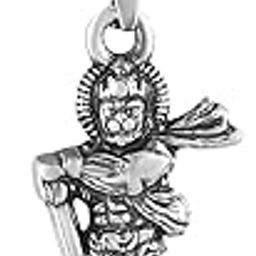 MISSMISTER CREATIONS: Brass Antique Silver plated Bajrang Bali Balaji pendant chain locket necklace,"रुद्र अवतार बजरंग बली हनुमान पेंडेंट hindu jewellery for Men and Boys (MM2906PCRX)-image-47
