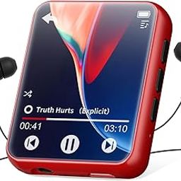 MP3 Player with Bluetooth 5.0, 32GB Portable Full Touchscreen Music Player with Speaker, FM Radio, Recording, e-Book, Support up to 128GB-25