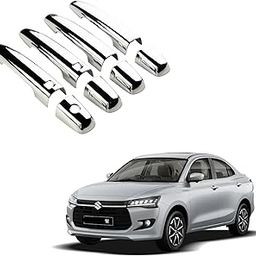 KlaasAuto Car Chrome Door Cover Handle Maruti New Swift Dzire (with Sensor Cut) | 2025 Onwards | Maruti Suzuki | Complete Set of 4 Front & Rear | 2024 | 2025 | KlaasAuto Accessories-11