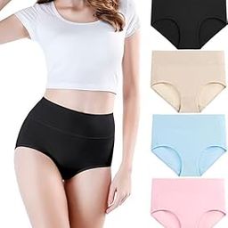 Womens Underwear Cotton Bikini Panties for Women Hipster Panty Ladies Panties Set Combo Panty (Pack of 4) (Multicolor)-image-57
