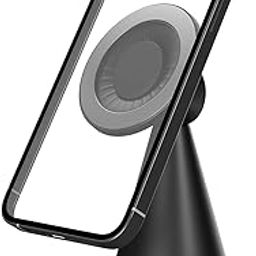 Portronics Mogun 5 Compatible with Magsafe only, Magnetic Universal Phone Holder, Ideal for Desks, 360°Rotation & 180°Pivot, Sturdy Build Material, Strong Magnetism (Black)-21