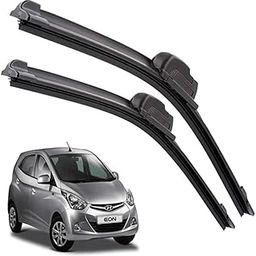 Auto Royal Windshield Car Wiper Blades Compatibility with Hyundai Eon (Model : 2012-2017) - Set of 2Pc (D-22,P-14)-1