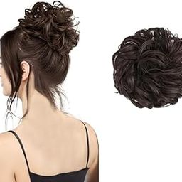 D-DIVINE Synthetic Bun Extension And Wigs Artificial Juda For Women And Girls, Natural Brown-image-34