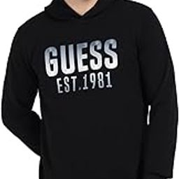 Black Cotton Blend Printed Pullover Sweatshirt-image-4