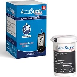 AccuSure Simple Blood Glucose Test Strip - 50 Strips-27
