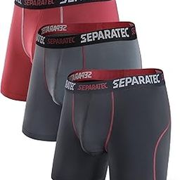 Men's 3 Pack Sport Performance Dual Pouch Boxer Briefs Underwear-picture-15
