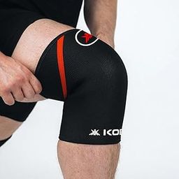 Kobo Knee Sleeves 7mm Knee Support Neoprene for Weight Lifting, Gym, Cross Training,Fitness, Squats, Powerlifting - (1 Piece)-23