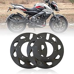 MIKANIX Carbon Finish Wind Design Front/Rear Pro Disc Wheel Cover 17 Inch Fairing Kit Compatible with Pulsar RS/NS All Models-5