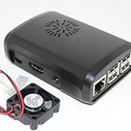 RPISHOP.in : Raspberry pi 3 Model B/B+ ABS Glossy Black Blob case with Mini Fan-15