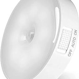 Newabarro LED Night Lights, Wireless, Rechargeable, with USB Cables, 50 cm Diameter, White-image-11