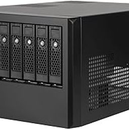 SilverStone Technology CS351 5-Bay SAS-12G/SATA-6G Hot-Swappable NAS Chassis, Black-9
