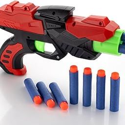 FUNLOK Dart Gun for Kids Teens Adults | Motorised 8-Dart Clip-Fed Blaster with 8 Elite Darts | High Performance Toy Guns for Boys & Girls | Fun Outdoor Indoor Shooting Game | Multicolor-image-14