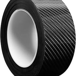 KESI ORNAMENTS Car Scratch Tape Car Sill Protectors Strips Car Door Protector Black Carbon Fiber Wrap Film, Reducing Scuff, Universal Carbon Fiber Door Sill Kick Plate Protector Covers for Car(Black)-29