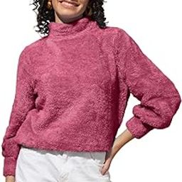 Women's Fur Pull Over With High Neck-image-44