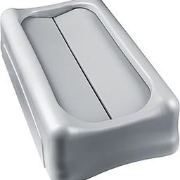 Rubbermaid Commercial RCP 2673-60 GRA RCP267360GY Swing Lid for Slim Jim Waste Container, Gray-image-17