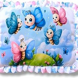 Mustard Seed Pillow for 0 to 1 Year Baby with 650 gram of Mustard Seeds, Soft and Durable, (Butterfly)-image-42