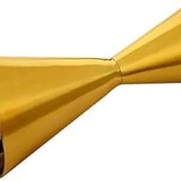 Akanksha Arts Two Tone Golden & Silver Finish Plated, Conical - Made of Brass 30ml/60ml Peg Measure-13