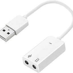 USB Sound Adapter7.1 Channel LED Indicator External Audio Stereo Sound Card Converter 3.5mm AUX Microphone Jack for Gaming Headset Earphone PS4 Laptop Desktop Windows Mac OS Linux(Plug N Play)-12