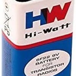 Microusb Compatible with HW Hi-Watt 6F22 9Volt Battery for Transistor Radios (Pack of 1)-26
