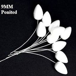 Pointed Styrofoam Buds 9mm Pack of 100-image-98