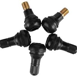 Delux Snap-in TR-412 Rubber Valve Stem Tubeless Tyre Rim Bike - 5 Pieces-image-15