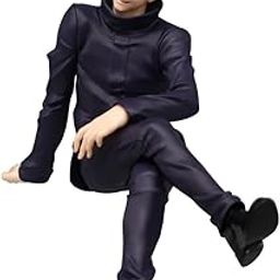 Blue Aura Jujutsu Kaisen Gojo Action Figure Height -13cm Multicolour PVC | Gojo Noodle Stopper-image-33