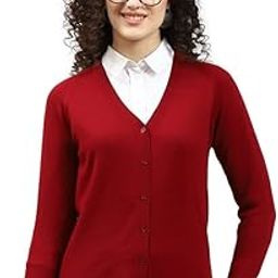 Womens Solid V Neck Full Sleeve Wool Casual Sweater (1230709VN)-image-81