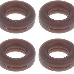JAZZY PEARLS 2 Pairs Anti Slip Silicone Ear Hooks Holder for Glasses Coffee-image-94
