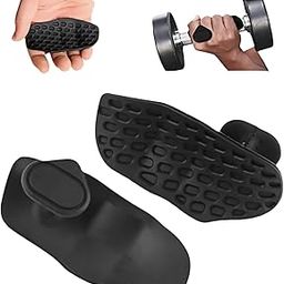 Sirteriq MaxGrip Workout Grips for Women and Men: Gym Non-Slip Rubber Weight Lifting Grips for Strength Training Dumbbells Barbells-image-51